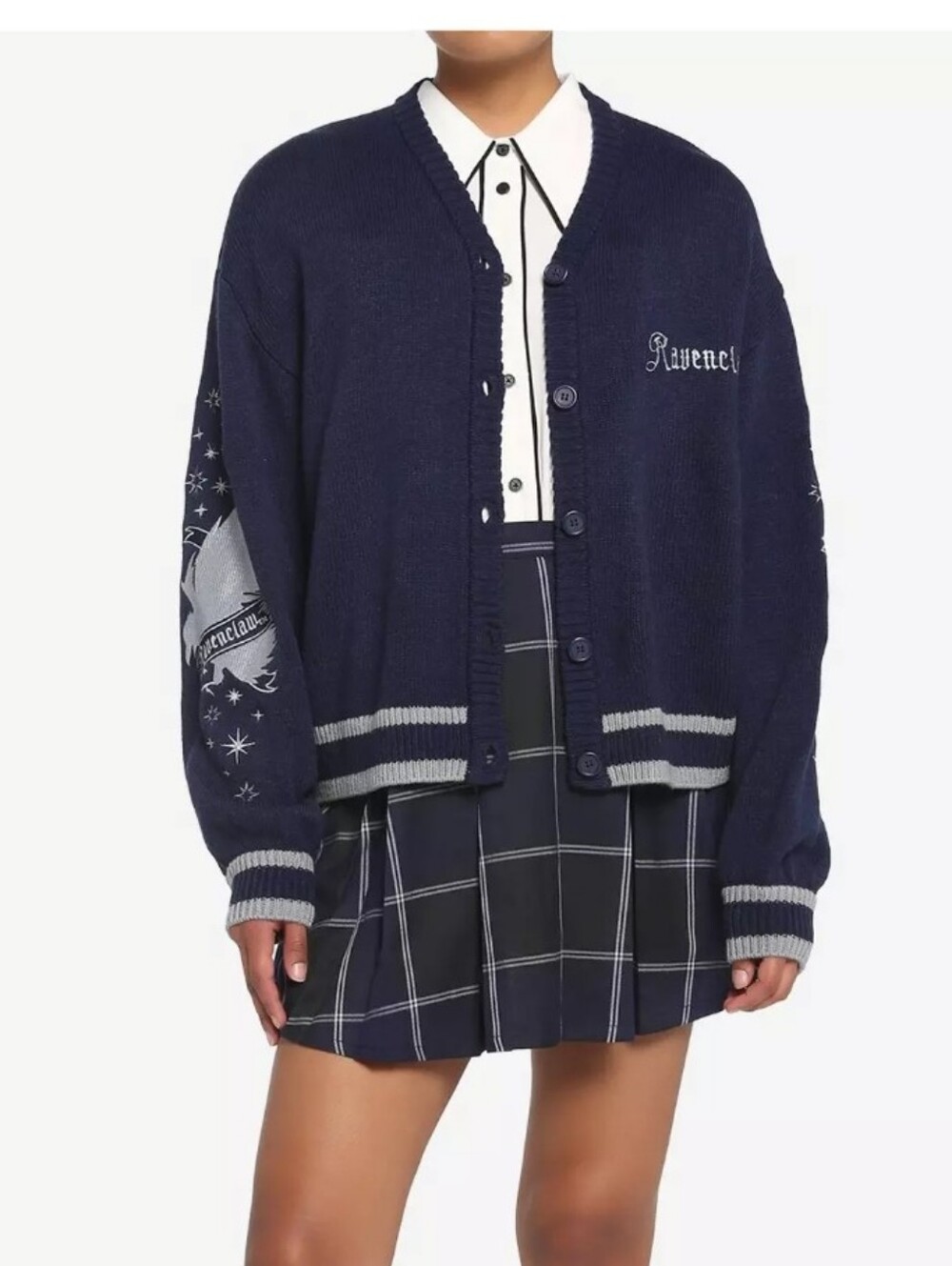 HOT TOPIC Harry Potter Ravenclaw Skimmer  Cardigan M